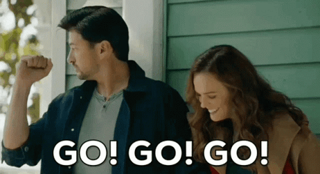 Wes Brown Give Signal Go Go Go To Erin Cahill GIF