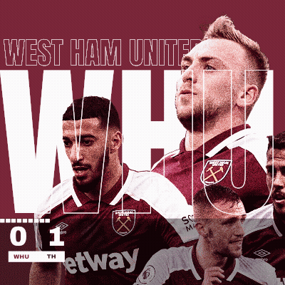 West Ham United Poster With Player Collage GIF