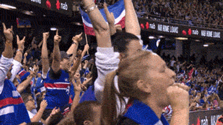 Western Carolina Fan Enjoying The Match GIF