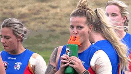 Western Carolina Woman Player Drinking Gatorade GIF