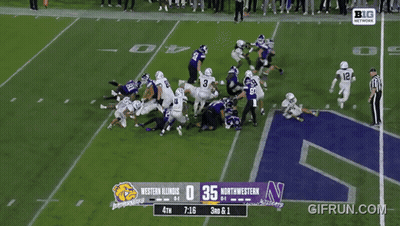 Western Illinois Vs Northwestern Football GIF