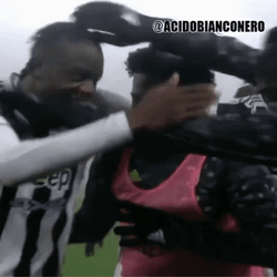 Weston Mckennie Hugs Teammate GIF