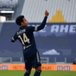 Weston Mckennie Pointing Right GIF