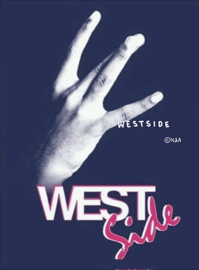 Westside Poster With Hand Reaching Up GIF