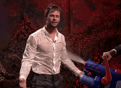 Wet Actor Chris Hemsworth GIF