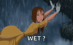 Wet Fictional Character Jane Porter GIF