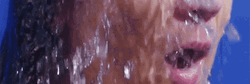 Wet Girl Showering GIF
