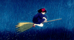 Wet Kiki's Delivery Service Witch Anime GIF