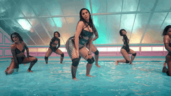 Wet Rapper Cardi B Dancing GIF