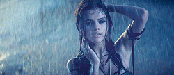 Wet Singer Selena Gomez GIF