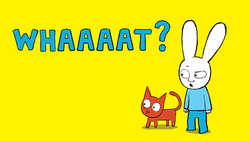 Whaaat Cartoon Bunny Orange Cat Animation GIF