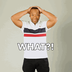 Whaaat Face Palm Surprised Expression GIF