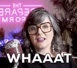 Whaaat Lady Gobsmacked Response GIF