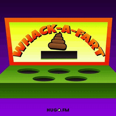 Whack-A-Fart Game With Holes GIF