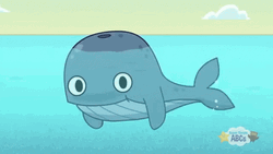 Whale Cute Blow Water GIF