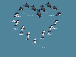 Whale Heart On Sea GIF