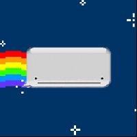 Whale Rainbow Animation GIF