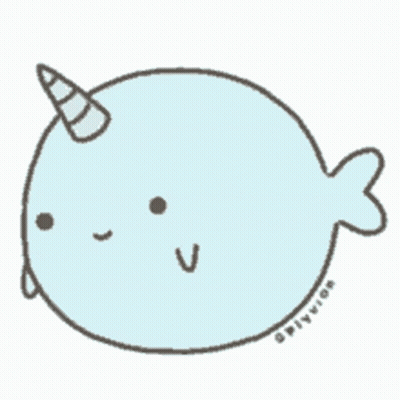 Whale With Horn GIF