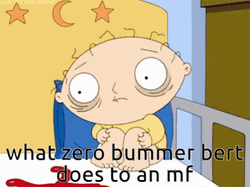 What A Zero Bummer Bert GIF