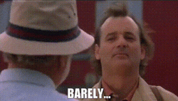 What About Bob Bill Murray Barely GIF