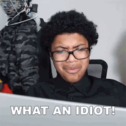 What An Idiot GIF