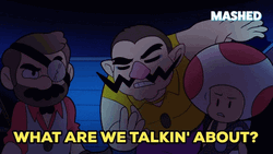 What Are We Talking About Wario GIF