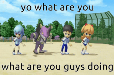 What Are You Doing Dancing Anime GIF