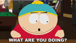 What Are You Doing Eric Cartman GIF