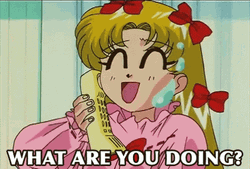 What Are You Doing Jolly Sailormoon GIF