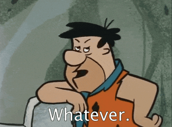 What Ever  Flintstone Car GIF