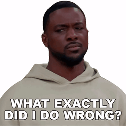What Exactly Did I Do Wrong GIF