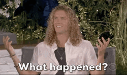 What Happened Man With Curly Hair GIF