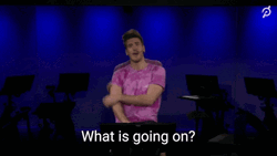 What Is Going On Aaron Tveit GIF