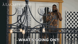 What Is Going On Baffled Black Man GIF