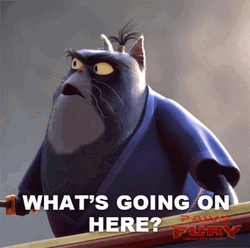 What Is Happening Jimbo Paws Of Fury GIF
