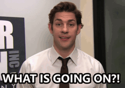 What Is Happening John Krasinski The Office GIF