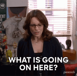 What Is Happening Tina Fey GIF