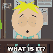 What Is It Butters Stotch GIF