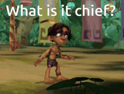 What Is It Chief Cartoon GIF