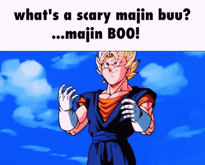 What's A Scary Majin Buu GIF