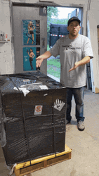 What's In The Box Excited Jittery Man GIF