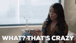What That's Crazy Sarah Hyland GIF