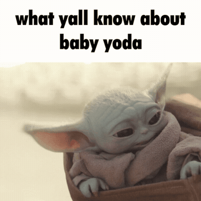 What Yall Know About Baby Yoda