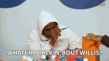 Whatchu Talkin Bout Willis Da Baby Pointing GIF