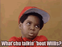 Whatchu Talkin Bout Willis Gary Coleman Shrug GIF