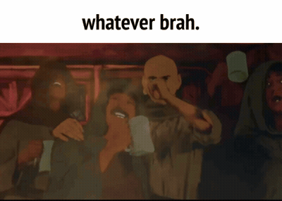 Whatever Brah Cartoon Character GIF