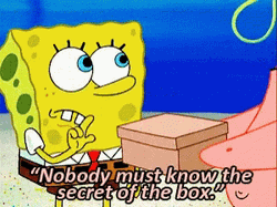 Whats In The Box Spongebob Squarepants GIF