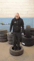 Wheel Man Disappear GIF