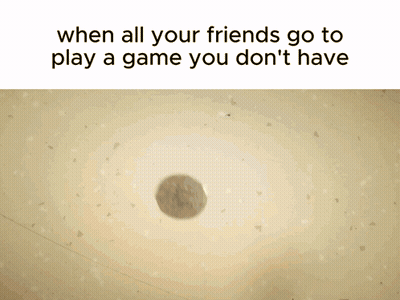 When All Your Friends Go To Play A Game You Don 'T Have A Picture Of A Man GIF