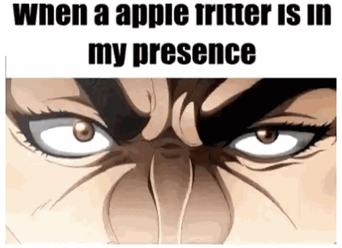 When Apple Tritter Is In My Presence Sticker